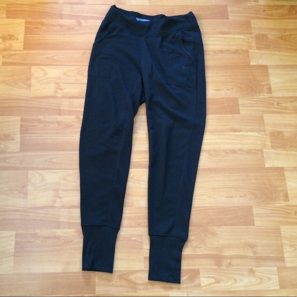 Black Nike joggers
